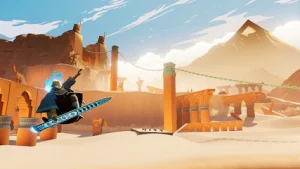 Sword of the Sea Glide Through Dunes of Wonder